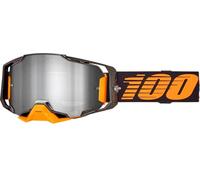 100% Masque ARMEGA HiPER Acosta, Ecran Mirror Silver, Auto/Moto
