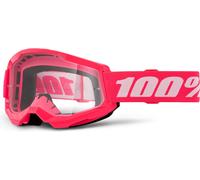 100percent Strata 2 Goggles Rouge,Rose Clear Lens/CAT0 Pink