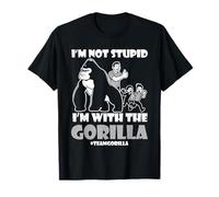 100 Men vs Gorilla Meme Funny Viral debate design gift T-Shirt