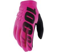 100% Men's Brisker Cold-Weather Gants L Fluo Rose 10016-493-12