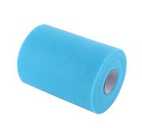 100 mètres 15cm bricolage décoration de mariage Tulle rouleau bobine vêtements tricot tissu pour la couture(C22 bleu clair)