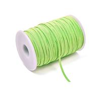 100 mètres de bande élastique colorée de 3 mm et 6 mm, ruban plat en caoutchouc pour la confection de ceintures et d'élastiques à cheveux,3mm