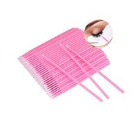 100 Micro-Brosses Jetables pour Extension de Cils et Rasage - Rose