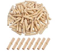 100 mini billets de tombola,souhaitant défiler papier,message lettre capsule,message dans une bouteille,cadeaux d'anniversaire,Saint-Valentin et d'anniversaire - Marron