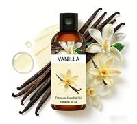 100 ml/3,4 oz, 30 ml/1,0 oz Diffuseur d'huile essentielle de vanille, huile essentielle de vanille, huile de massage, diffuseur de parfum d'ambiance, parfum d'ambiance, soin du visage, cadeau ABS