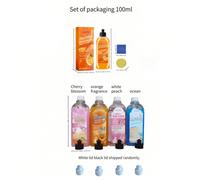 100 ml, 500 ml Nettoyant multi-usage pour sol parfumé, parfums pêche, océan, orange. Élimine le calcaire des sols en bois dur, illumine les sols, convient pour le lavage à la serpillière, le nettoyage