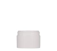 100 ml boîte en plastique 'Antonella', PP, blanche, ouverture : bouchon à vis