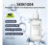 100 ml Capsules d'ampoule éclaircissante à la centella asiatique de Madagascar, hydratante apaisante et éclaircissante, convient aux peaux sensibles, nettoyage en profondeur, formule non asséchante, u