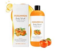 100 ml De Nettoyant Pour Le Corps Au Kaki - Savon Au Kaki Pour Les Personnes Âgées | Gel Douche Hydratant Et Rafraîchissant | Douche Nourrissante Pour Le Corps Pour Femmes Et Hommes, Voyage À Domicile