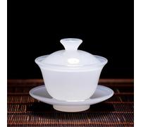 100 ML de Tasse de thé en Porcelaine Blanche Bol à thé Small Glass Kungfu Tea Sett