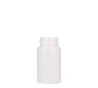 100 ml flacon PET, plastique, blanc, ouverture : 38/400