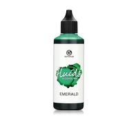 100 ml Fluids Alcohol Ink EMERALD, Encre à alcool pour Fluid Art et Resin Art, vert