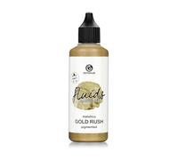 100 ml Fluids Alcohol Ink GOLD RUSH, Encre à alcool pour Fluid Art et Resin Art, or métallique