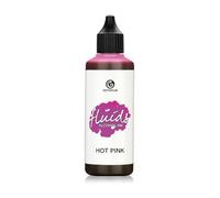 100 ml Fluids Alcohol Ink HOT PINK, Encre à alcool pour Fluid Art et Resin Art, rose