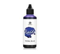 100 ml Fluids Alcohol Ink ROYAL BLUE, Encre à alcool pour Fluid Art et Resin Art, bleu