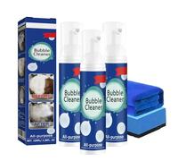 100 ML Spray moussant nettoyant Bubble Cleaner, Spray moussant hautement efficace pour la déshuilage, Nettoyant multi-usages (3Pcs)