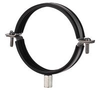 Ø 100 mm Collier de Serrage à vis pour la Fixation de Tuyau, Tube, ou Câbles Dans les Murs, les Sols - Avec Joint en Caoutchouc