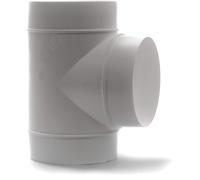 Ø100 mm Connecteur de canal Adaptateur de tuyau à 3 voies ABS Plastique/Splinter pour le tuyau Tapis en T Connecteur de tuyau. Ventilation du tuyau de canal de ventilateur