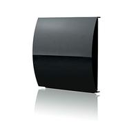 100 mm Grille Aeration Noir en Plastique Extracteur Design Moderne Couverture Pour la Ventilation de Toute la Maison - Bouche D'extraction VMC