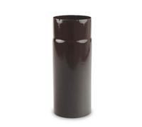 Ø 100 mm Tuyau de poêle Elément de longueur 250 mm émaillé Marron