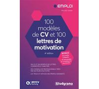 100 modèles de CV et 100 lettres de motivation 2ème édition - Pauline Lahary - Studyrama Eds - Poche - Guide