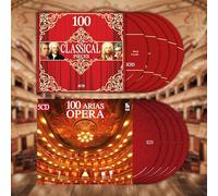 100 morceaux de musique classique, baroque, romantique, musique pour piano et cordes - 100 airs d'opéra et ouvertures : La Traviata, Tosca, La Bohème, Turandot