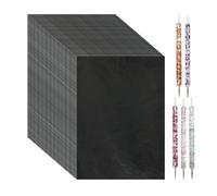 100 Morceaux De Papier De Copie Et 5 Morceaux De Stylos À Points, Papier De Copie Rectangulaire, Papier Transfert Carbone, Fournitures De Bureau