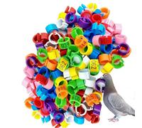 100 morceaux de ruban adhésif pour cuisse de poulet, taille 8/10/12 mm bracelets de cheville pour volailles - étiquettes à clipser, pigeons, cailles, perroquets (N° 001-500) 10mm (0.39in)101-200