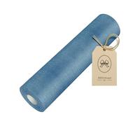 100%Mosel Chemin de Table en Non-tissé, en Bleu fumeux (30 cm x 25 m), Nappe décorative pour Anniversaires Mariages et pour des Occasions spéciales