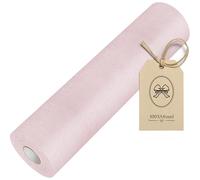 100%Mosel Chemin de Table en Non-tissé, en Blush Rose (30 cm x 25 m), Nappe décorative pour Anniversaires Mariages et pour des Occasions spéciales