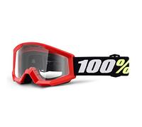 100% Motocross Brille Strata Mini Goggle, Rot, HU-GOG-1060