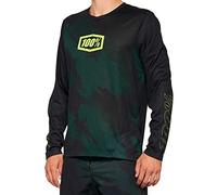 100% MTB Wear Airmatic Le Long Sleeve Pull Black Camo-XL T-Shirt Mixte, Camouflage Noir (Multicolore)