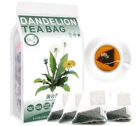100% Natural Dandelion Tea Bag, 125g/4.4oz (2.5g*50bags) 蒲公英茶 pissenlit frais, tout naturel, sans OGM, sans sucre, sans caféine, sans gluten et végétalien.