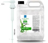100% Natural Gel D'aloe Vera 2000 Ml Excellent Hydratant Visage & Corps Cheveux - Calmant Aprés Epilation