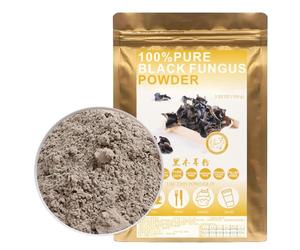 100% Natural Pure Black Fungus Powder 黑木耳粉 100g/3.52oz, wool Wool sec pour smoothies, milkshakes, pâtisseries et boissons, thé | sans conservateurs