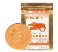 100% Natural Pure Carrot Powder 100g/3.52oz 胡萝卜粉 colorant alimentaire naturel, idéal pour la cuisson, jus de fruits, smoothies, Shakes et boissons.