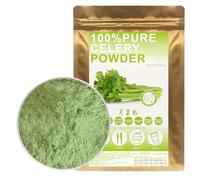 100% Natural Pure Celery Powder 100g/3.52oz 芹菜粉 poudre de jus de céleri pour smoothies, shakes, pâtisseries et boissons, thé | poudre de jus Vert, poudre verte, sans conservateur
