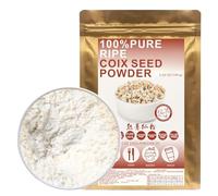 100% Natural Pure Coix Seed Powder 100g/3.52oz 薏仁粉 farine de noyau d'émeraude de Coix chicorée farine de noyau d'émeraude cuisson recettes et boissons | sans conservateurs