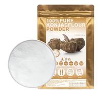 100% Natural Pure Konjak Powder 100g/3.52oz 魔芋粉 poudre de konjac utilisée comme substitut de l'amidon de maïs, épaississant | sans conservateur, sans sucre ajouté