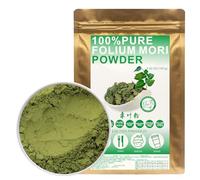 100% Natural Pure Mulberry Leaf Powder 100g/3.52oz 桑叶粉 extrait de feuilles de mûrier pour cuisiner des recettes de boulangerie, des pâtisseries et des boissons