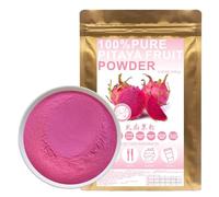 100% Natural Pure Pink Pitaya Powder, 100g/3.52oz 火龙果粉 grains de fruit du dragon, fruit du dragon/fruit du dragon, pour smoothies, shakes, pâtisseries et boissons, thés