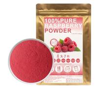 100% Natural Pure Raspberry Powder 100g/3.52oz 覆盆子粉 pour smoothies, shakes, pâtisseries et boissons, sans conservateurs, lyophilisée, sans sucre ajouté