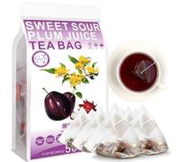 100% Natural Sweet Sour Plum Juice Tea Bag, 500g/17.6oz (10g*50bags) fleur de laurier, fleur de Roselle, aubépine, réglisse, mûrier, écorce d'orange, tisane naturelle à la menthe, tisane combinée 酸梅汤