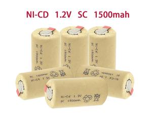 100% Neuf NI-CD 1.2V 1500mAh SC Haute Puissance 10C Rechargeable pour Outils Électriques Batterie SUBC pour Perceuse Électrique Tournevis 1Pcs Battery