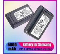 100% nouvelle batterie de balayeuse 21.6V 5000mAh VCA-SBT90 pour Samsung Vs9000 Jet90 Jet75 batterie d'aspirateur à main sans fil 5000 mAh