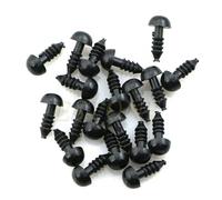 100 Oeil De Sécurité En Plastique Pour Poupée Ours En Peluche, Jouet De Marionnette D'Animal, 6-12mm