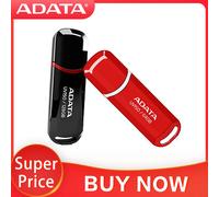 100% Original ADATA UV150 clé USB 32GB 64GB 128GB 256GB USB 3.2 haute vitesse clé USB Mini U clé USB clé USB 64GB Red