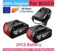 100% Original para bateria rechargeable BOSCH de 18V para bateria BOSCH 18V 6.0AH herramienta existente batería rechargeable 6.0AHx2-ChargerX1
