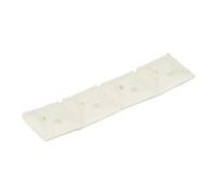100 Pack Cable Tie Mounts with Adhesive Tape for 0.13 in. (3.2 mm) Wide Ties, Nylon/Plastic Zip Tie Mounts, Electrical/Network Cable Wrap Mounts /