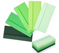 100 Pack Shade of Sage Green Envelopes #10 Business Envelopes Self adhesive 4-1/8 x 9-1/2 in Square Flap Mailing Envelopes for Office, Business Letterhead, Invoices, Personal Mailing, Letters